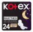 Kotex Maxi 3D Night Pads, 24 Sanitary Pads