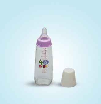 4 U Baby glass feeding bottle 200ml